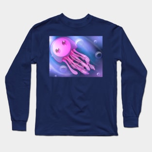 Miss Pink Jellyfish Long Sleeve T-Shirt